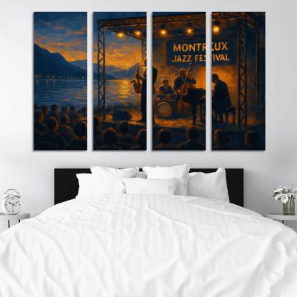 Montreux Jazz Festival Switzerland one-piece frames