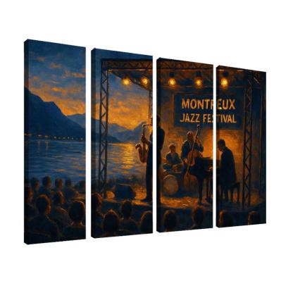 Montreux Jazz Festival Switzerland one-piece frames