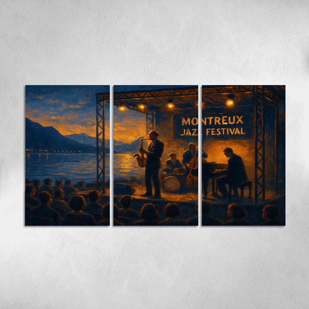 Montreux Jazz Festival Switzerland one-piece frames