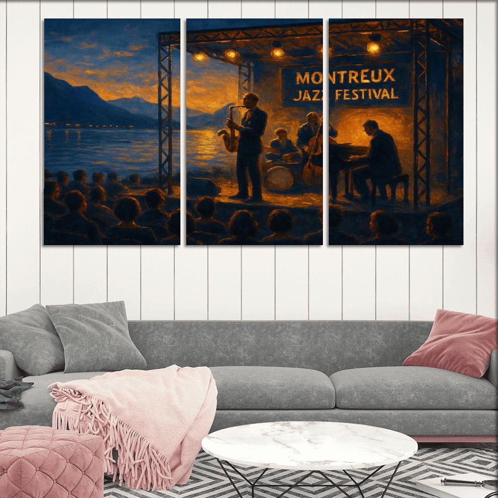 Montreux Jazz Festival Switzerland one-piece frames