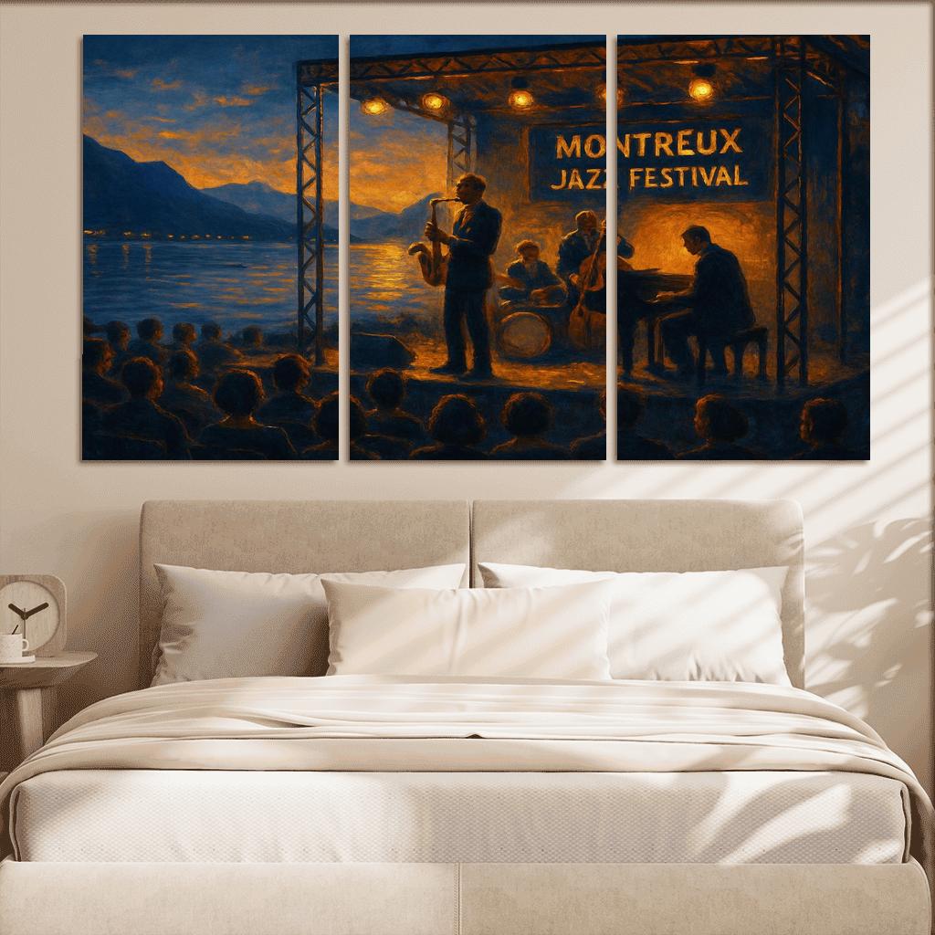 Montreux Jazz Festival Switzerland one-piece frames