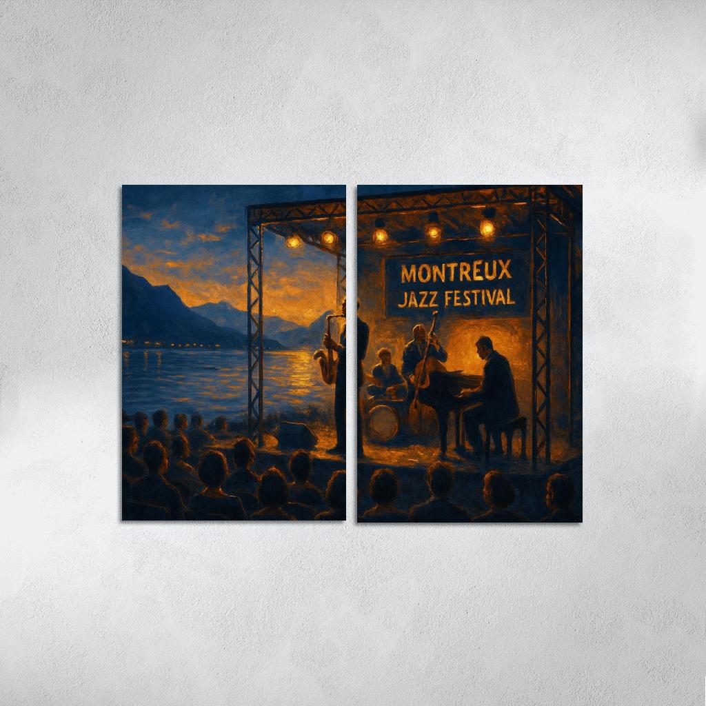 Montreux Jazz Festival Switzerland one-piece frames