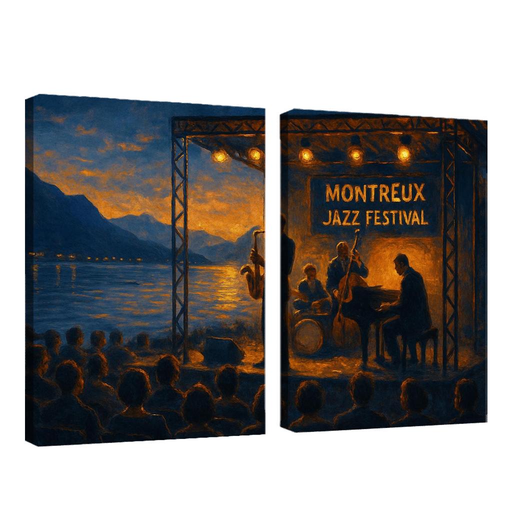 Montreux Jazz Festival Switzerland one-piece frames