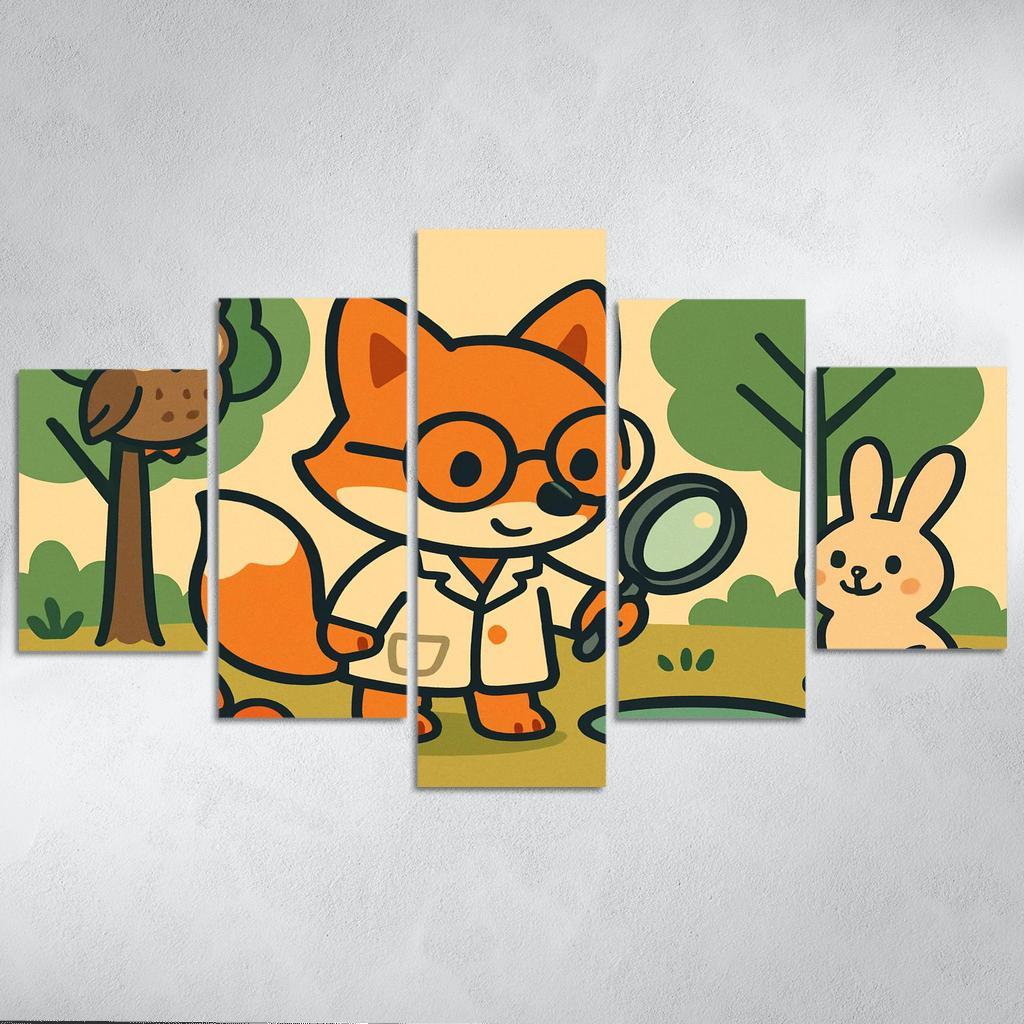 Forest Scientist Fox Club art trends