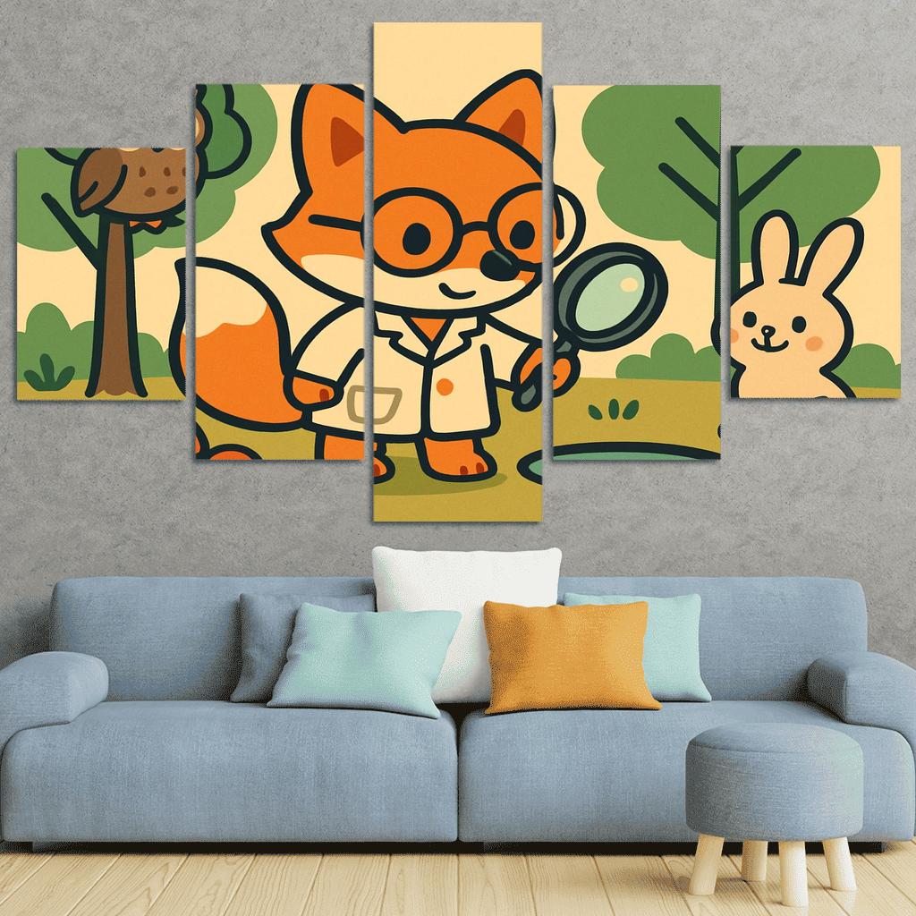 Forest Scientist Fox Club art trends