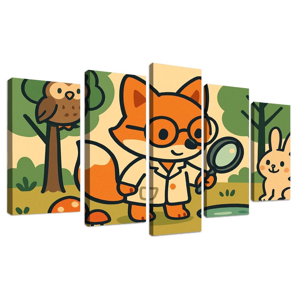 Forest Scientist Fox Club art trends