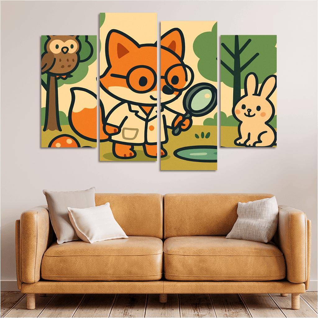 Forest Scientist Fox Club art trends