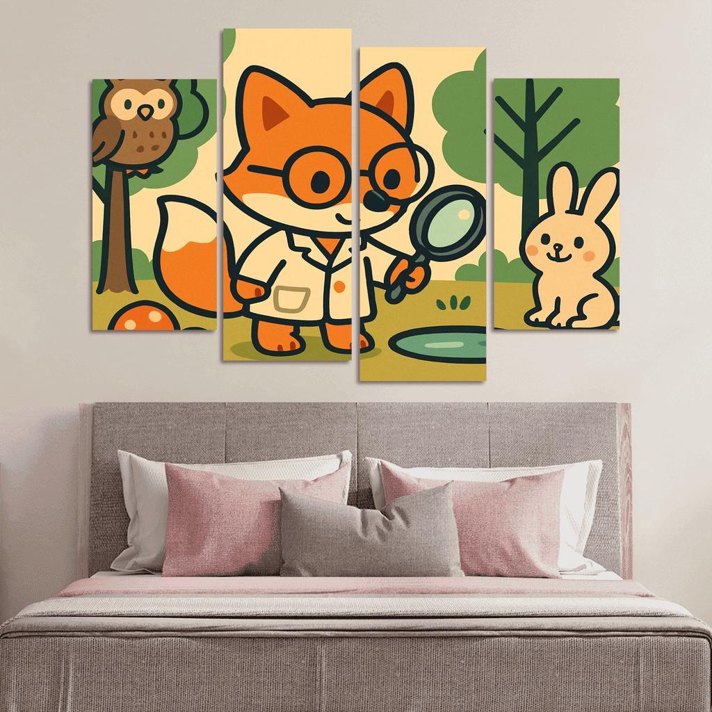 Forest Scientist Fox Club art trends