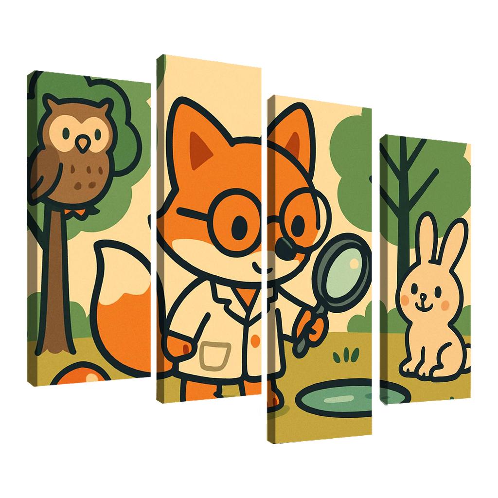 Forest Scientist Fox Club art trends