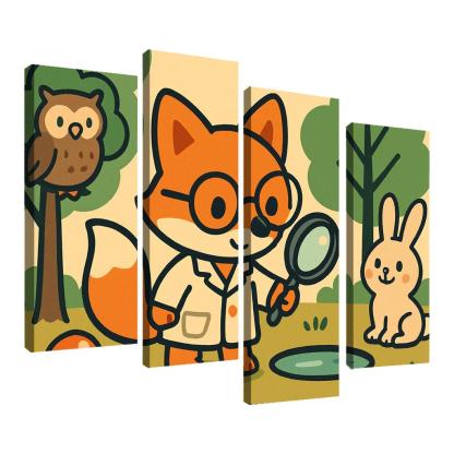 Forest Scientist Fox Club art trends