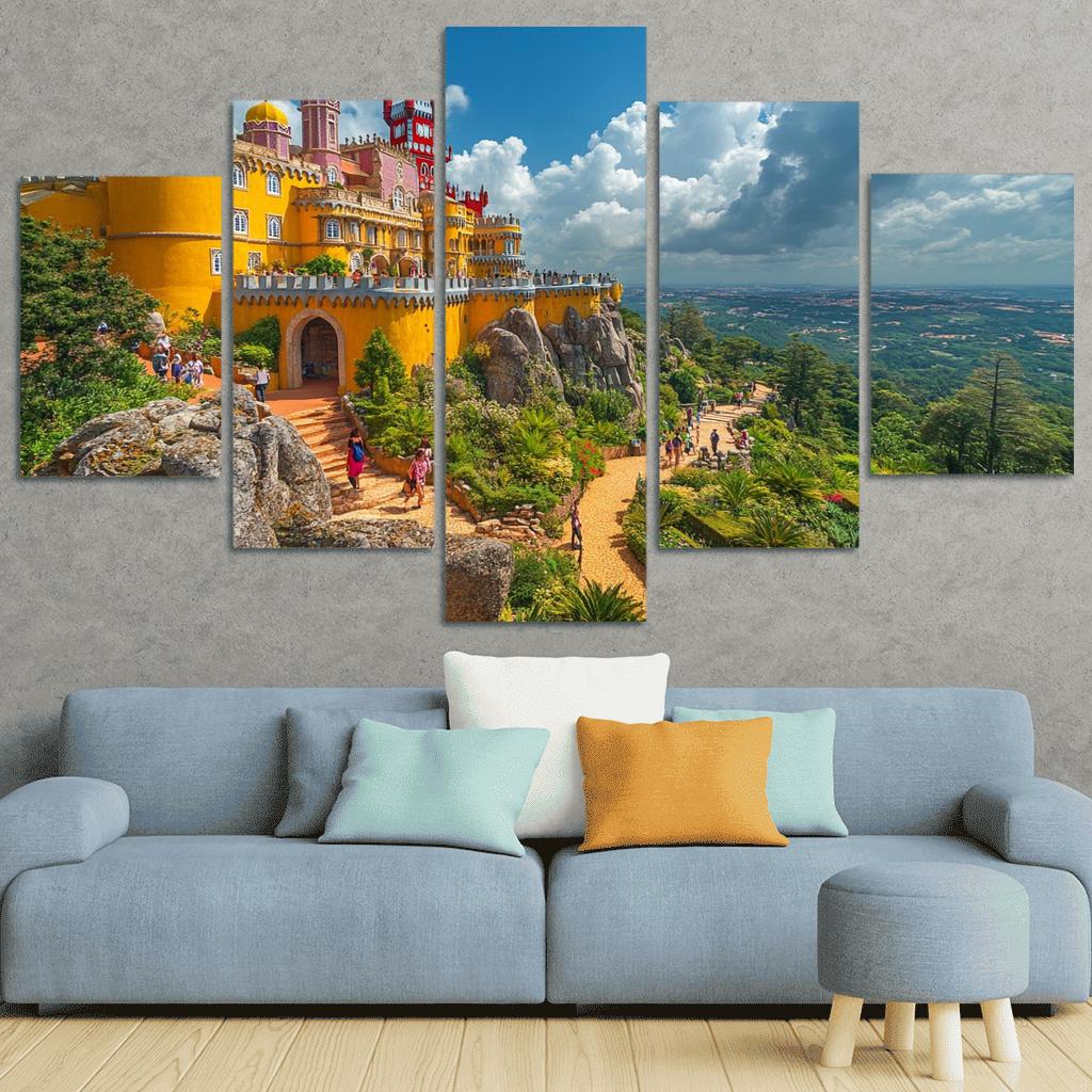 Pena Palace And Park modern paintings frame