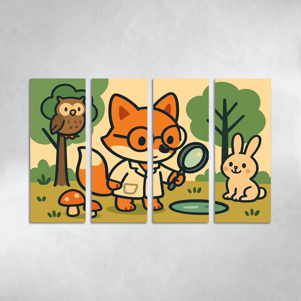 Forest Scientist Fox Club art trends