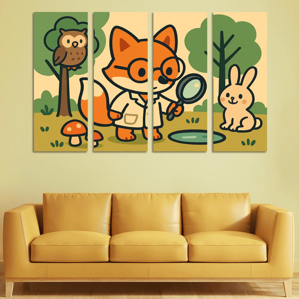Forest Scientist Fox Club art trends