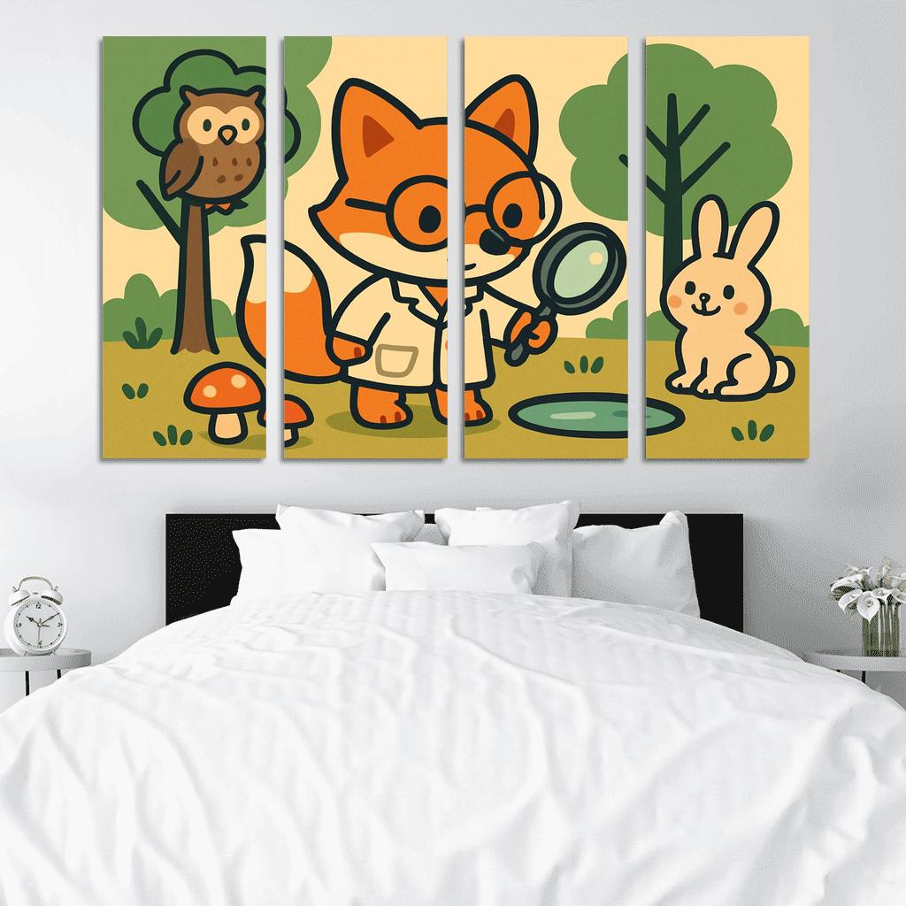 Forest Scientist Fox Club art trends