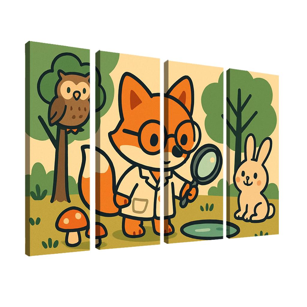 Forest Scientist Fox Club art trends