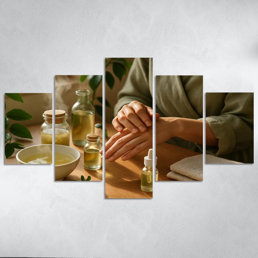 Botanical Skin Rituals premium artwork frames