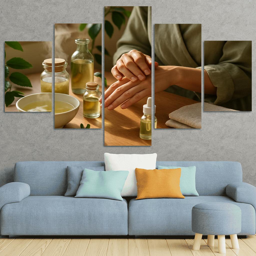 Botanical Skin Rituals premium artwork frames