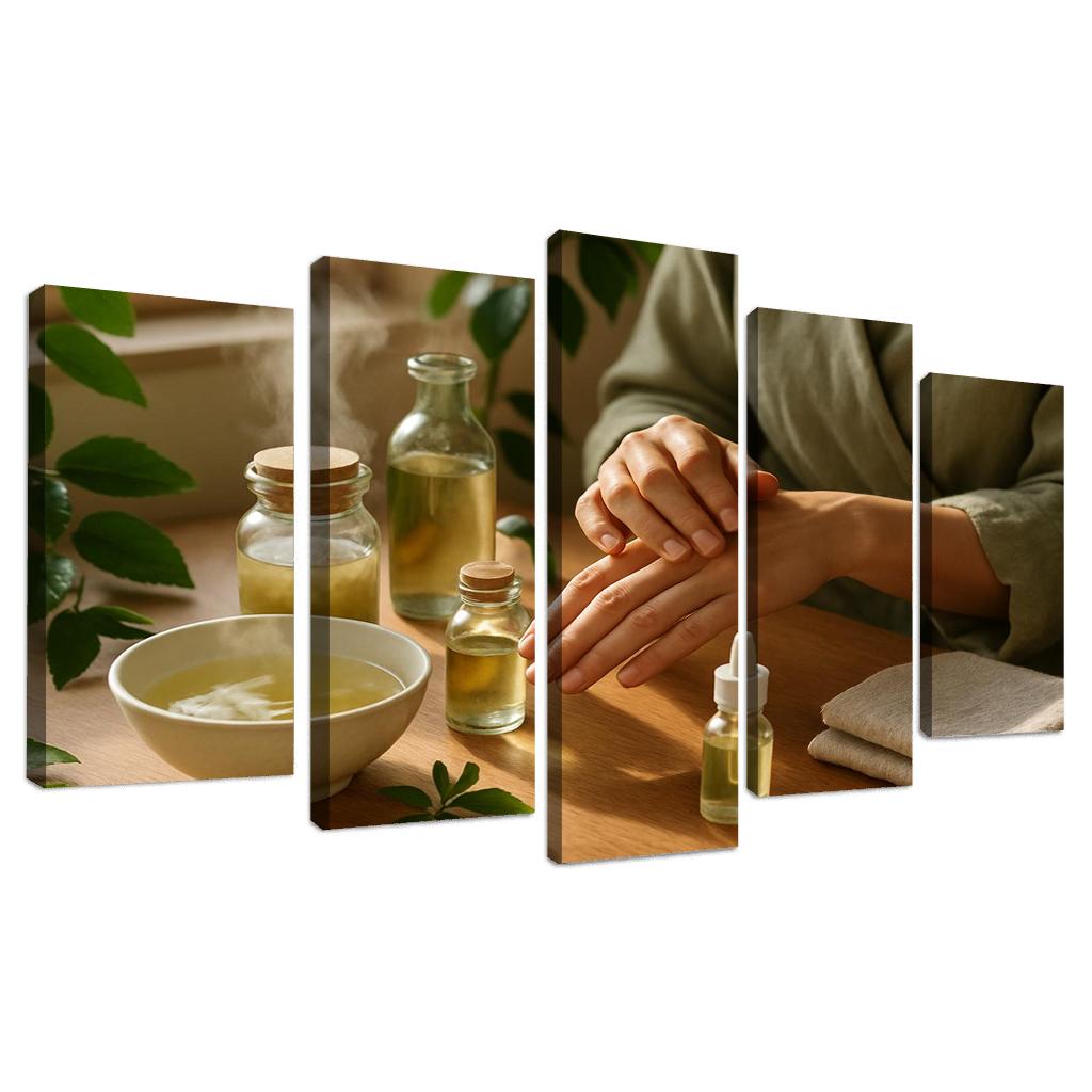 Botanical Skin Rituals premium artwork frames