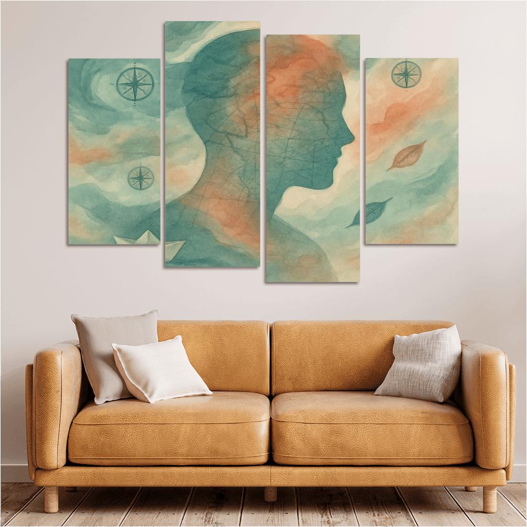 Cartography Of Inner Weather framed paintings