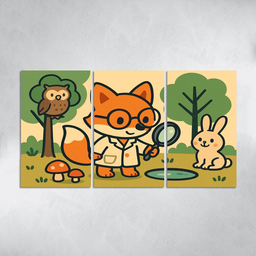 Forest Scientist Fox Club art trends