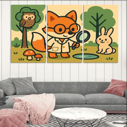 Forest Scientist Fox Club art trends