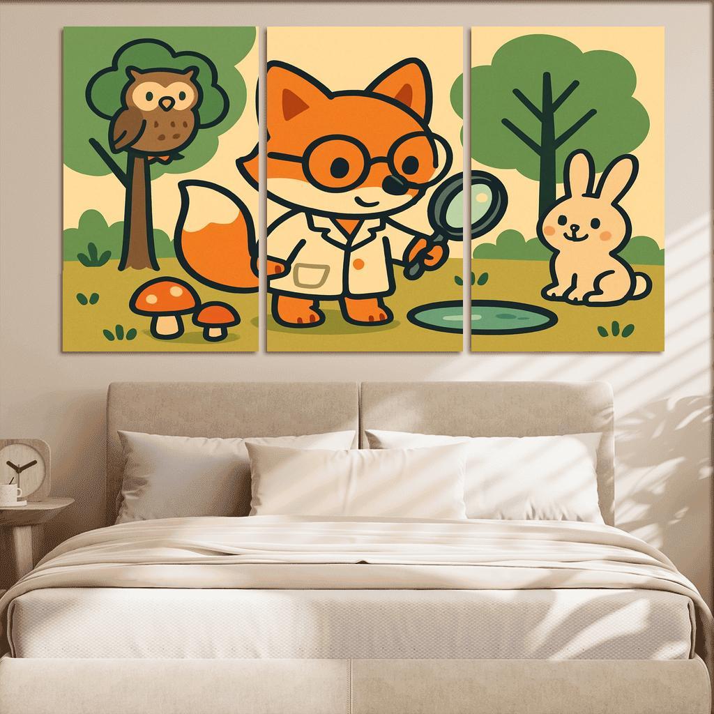 Forest Scientist Fox Club art trends