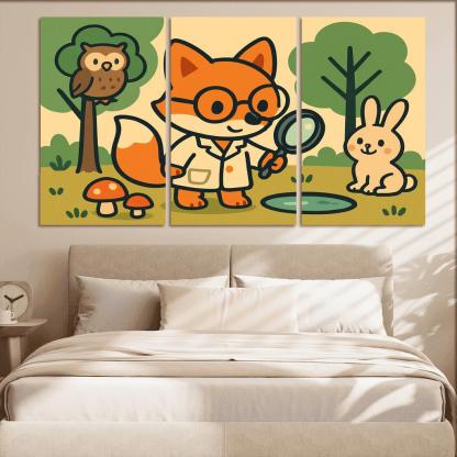 Forest Scientist Fox Club art trends