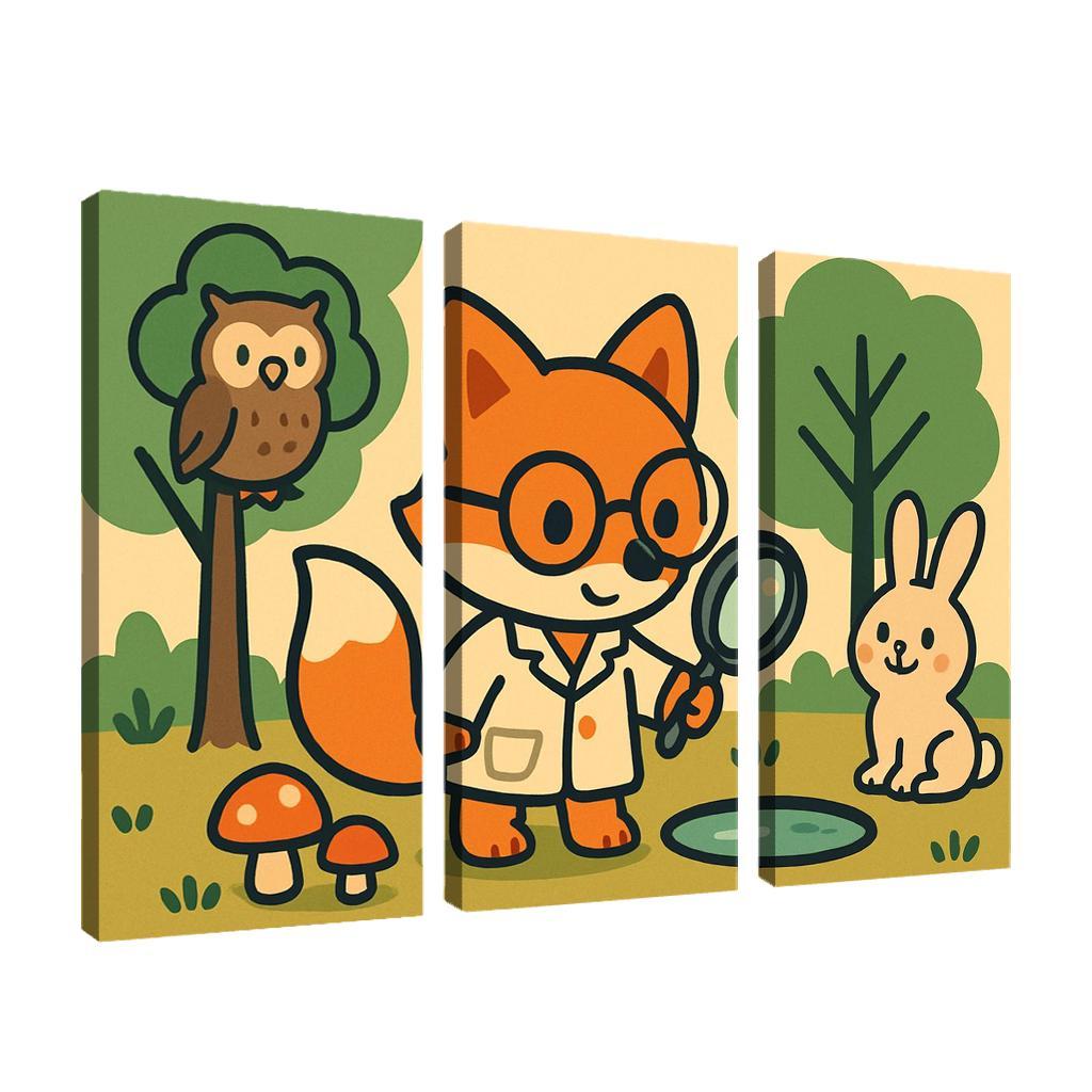Forest Scientist Fox Club art trends