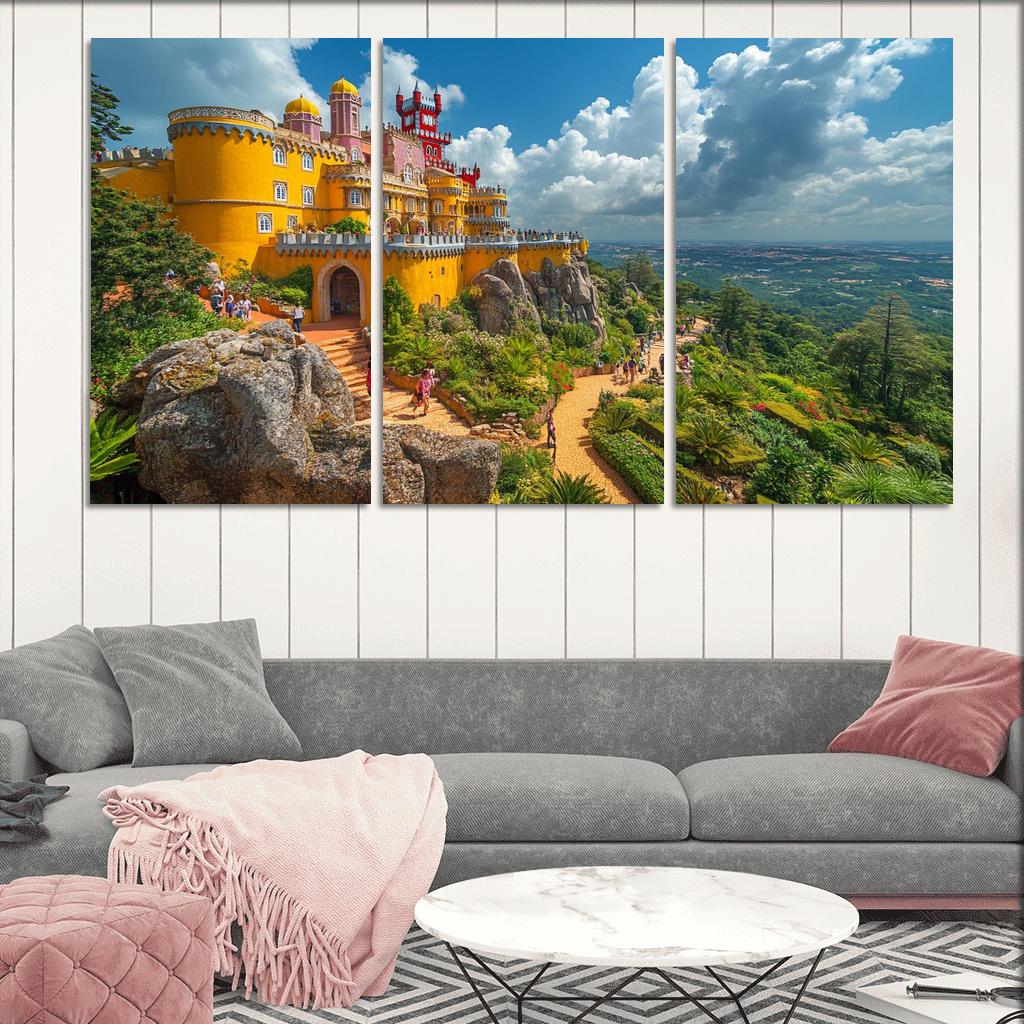 Pena Palace And Park modern paintings frame