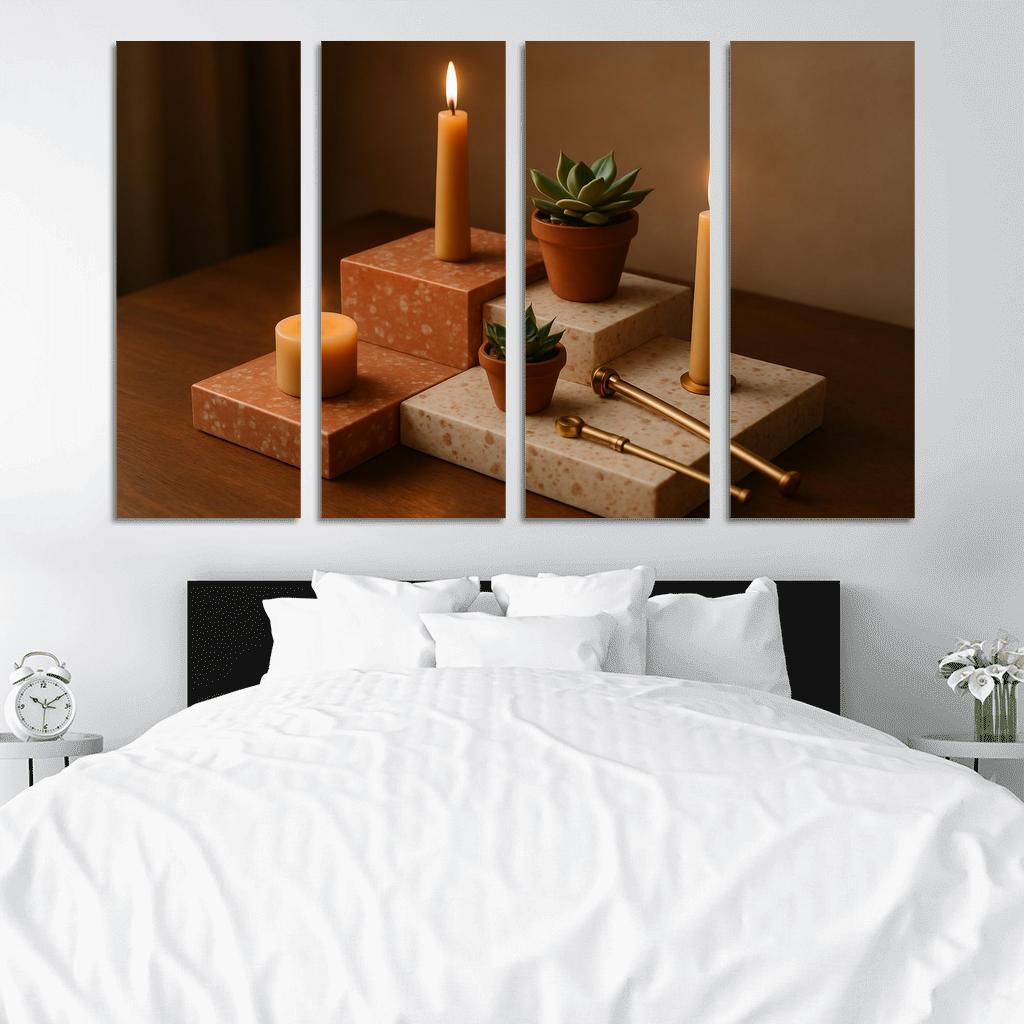 Modular Terrazzo Candle Garden decor