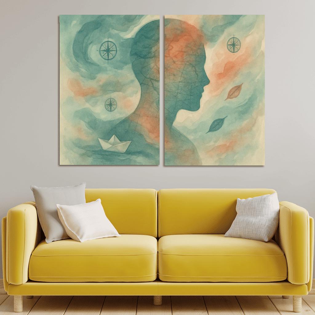 Cartography Of Inner Weather framed paintings