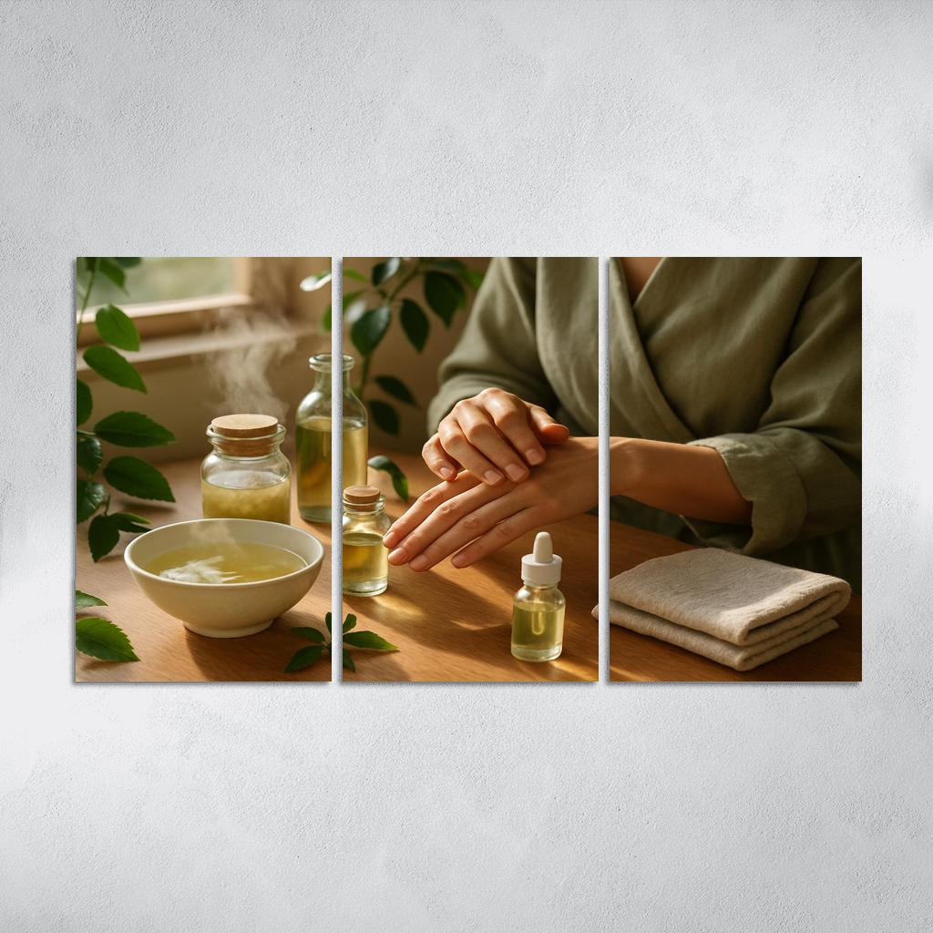 Botanical Skin Rituals premium artwork frames