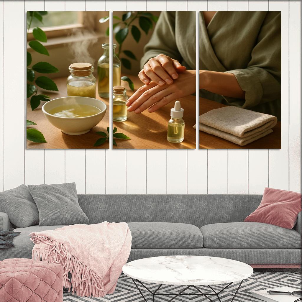 Botanical Skin Rituals premium artwork frames