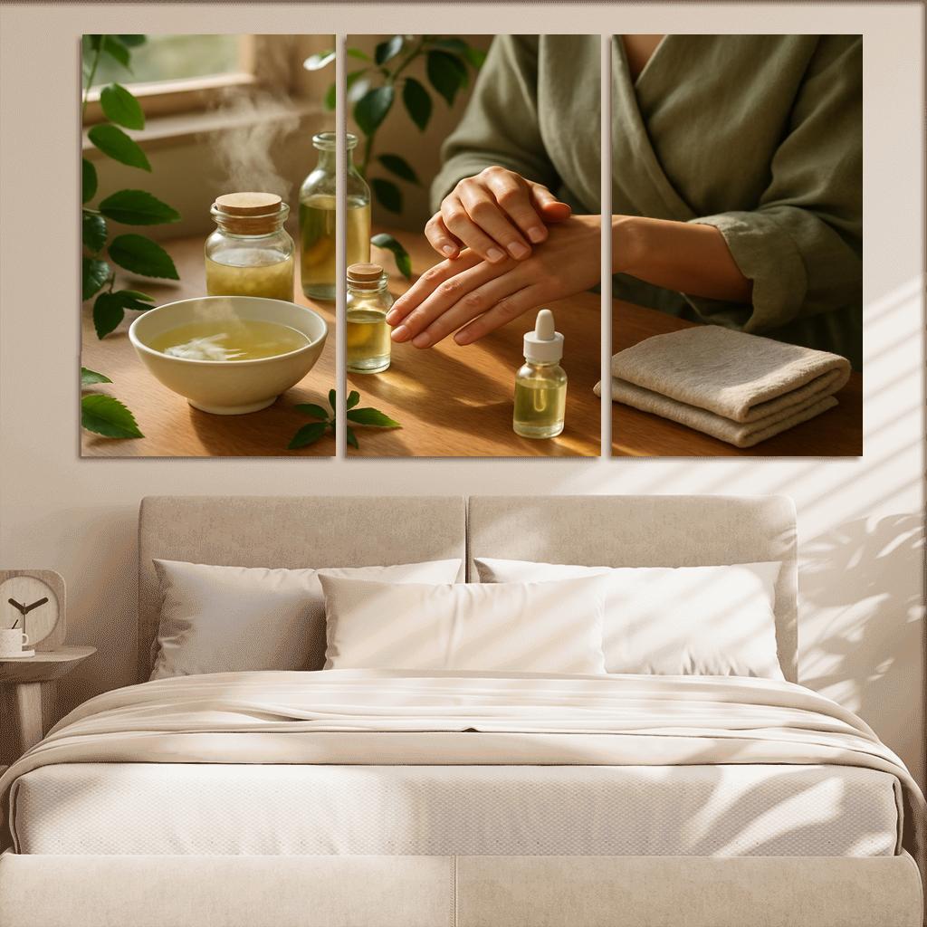 Botanical Skin Rituals premium artwork frames