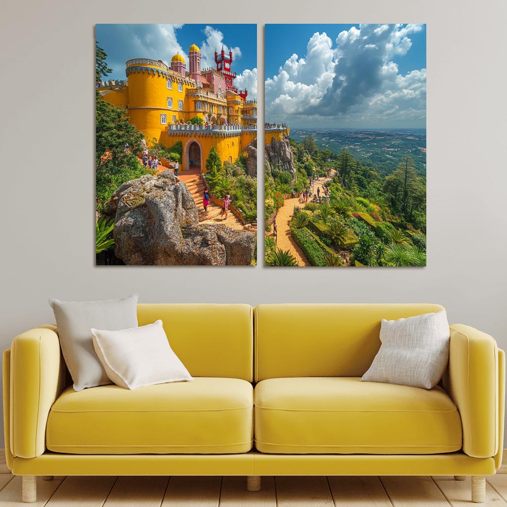 Pena Palace And Park modern paintings frame