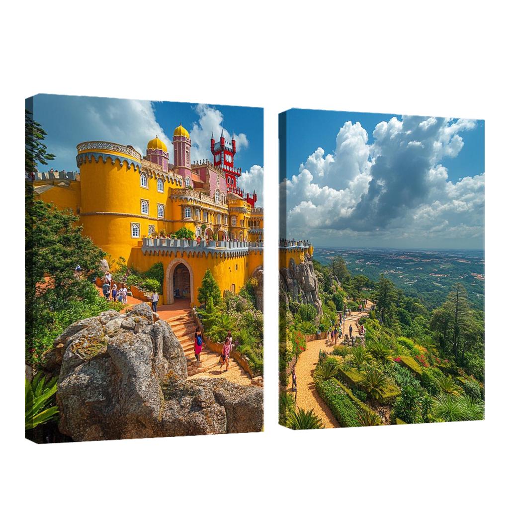 Pena Palace And Park modern paintings frame