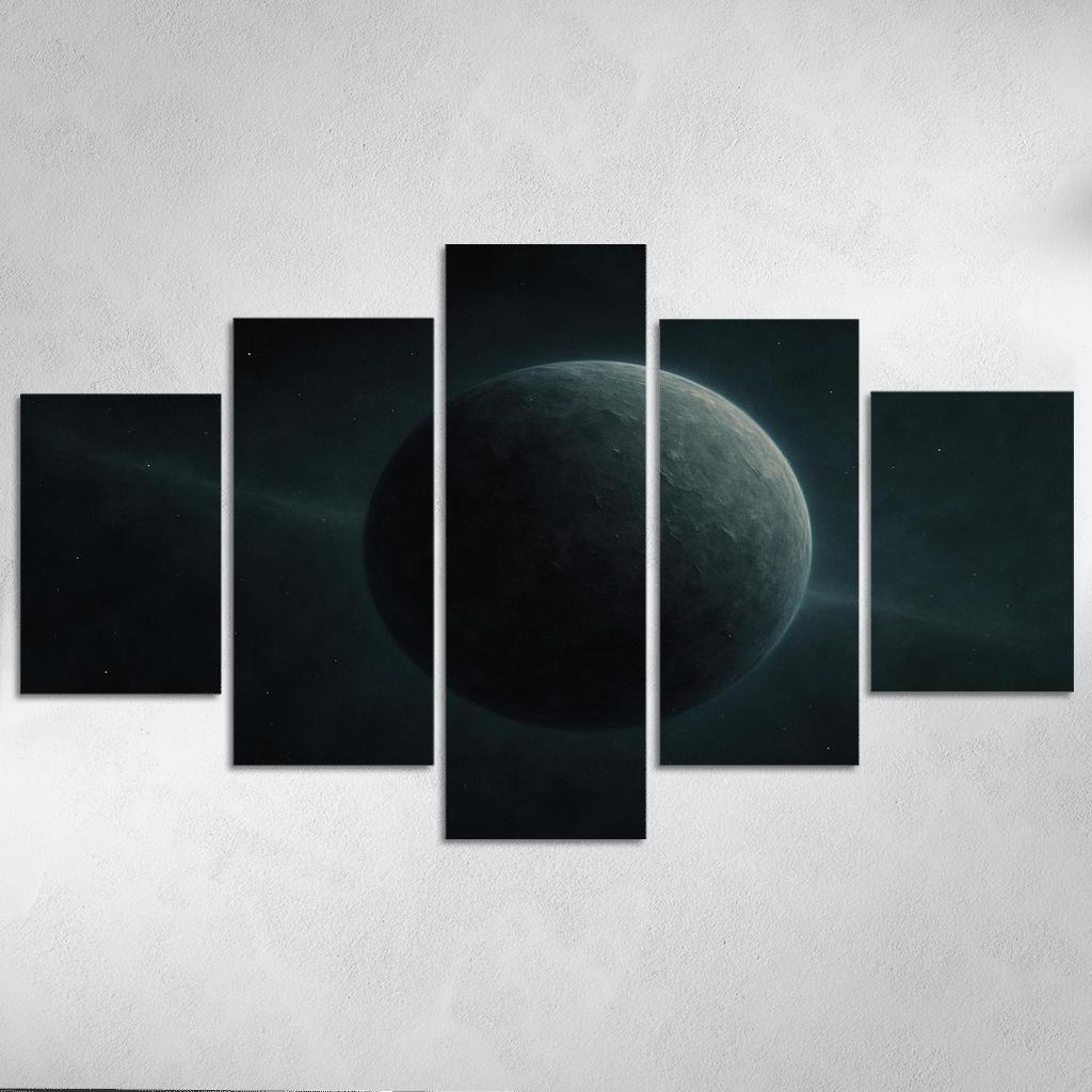 Whispers Of A Rogue Planet multi-panel paintings