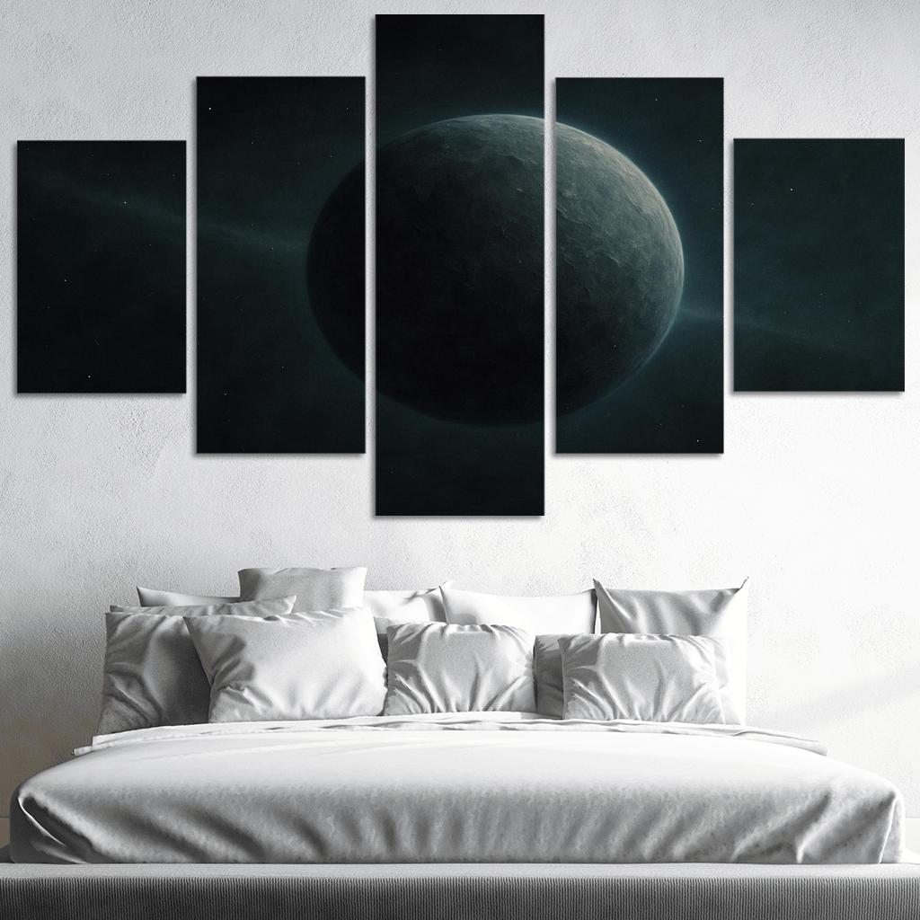 Whispers Of A Rogue Planet multi-panel paintings