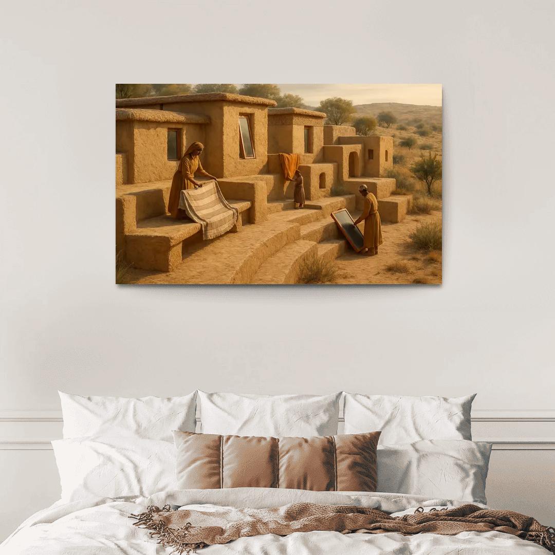 Thermal Clay Terraces premium artwork frames