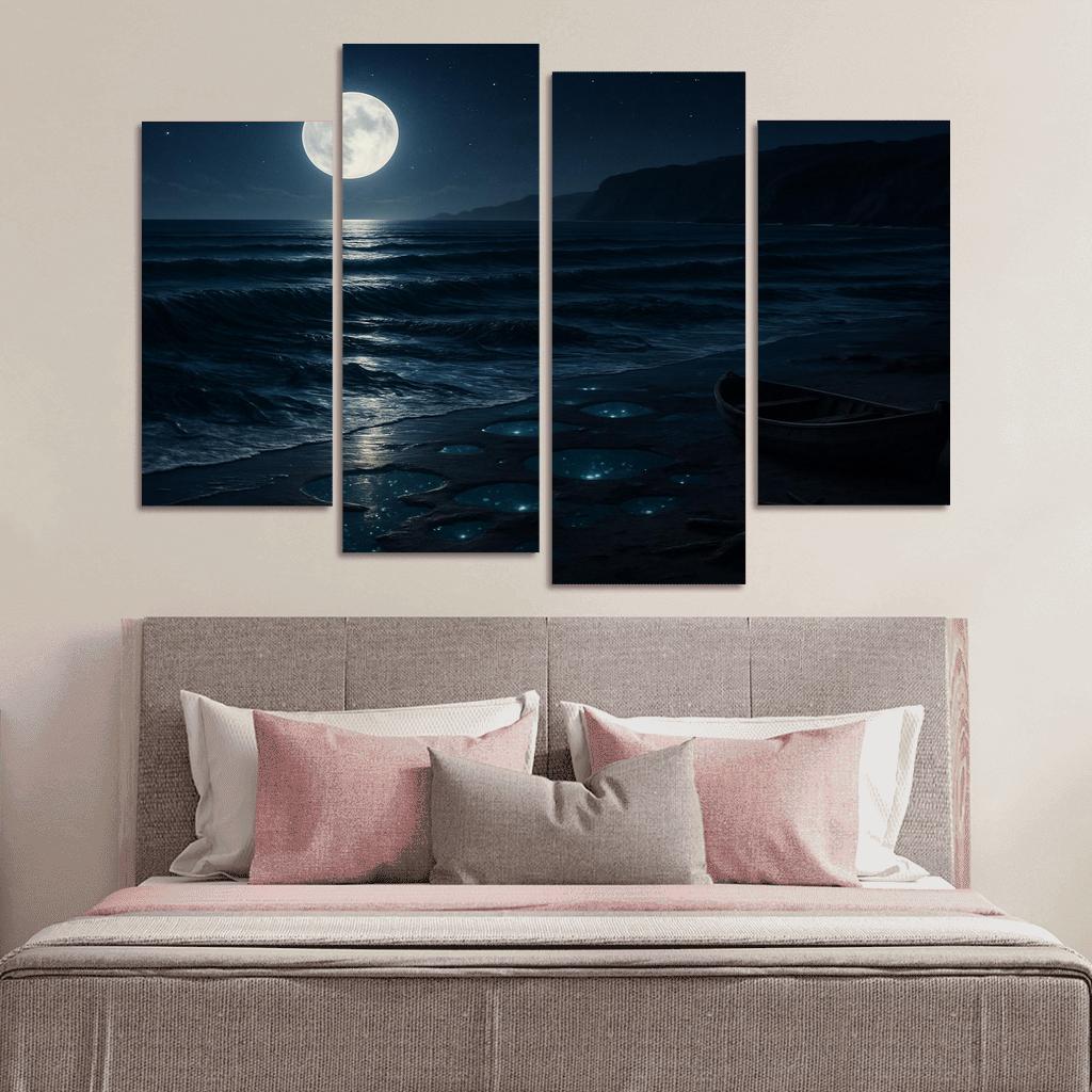 Moonlit Kelp Strand art trends