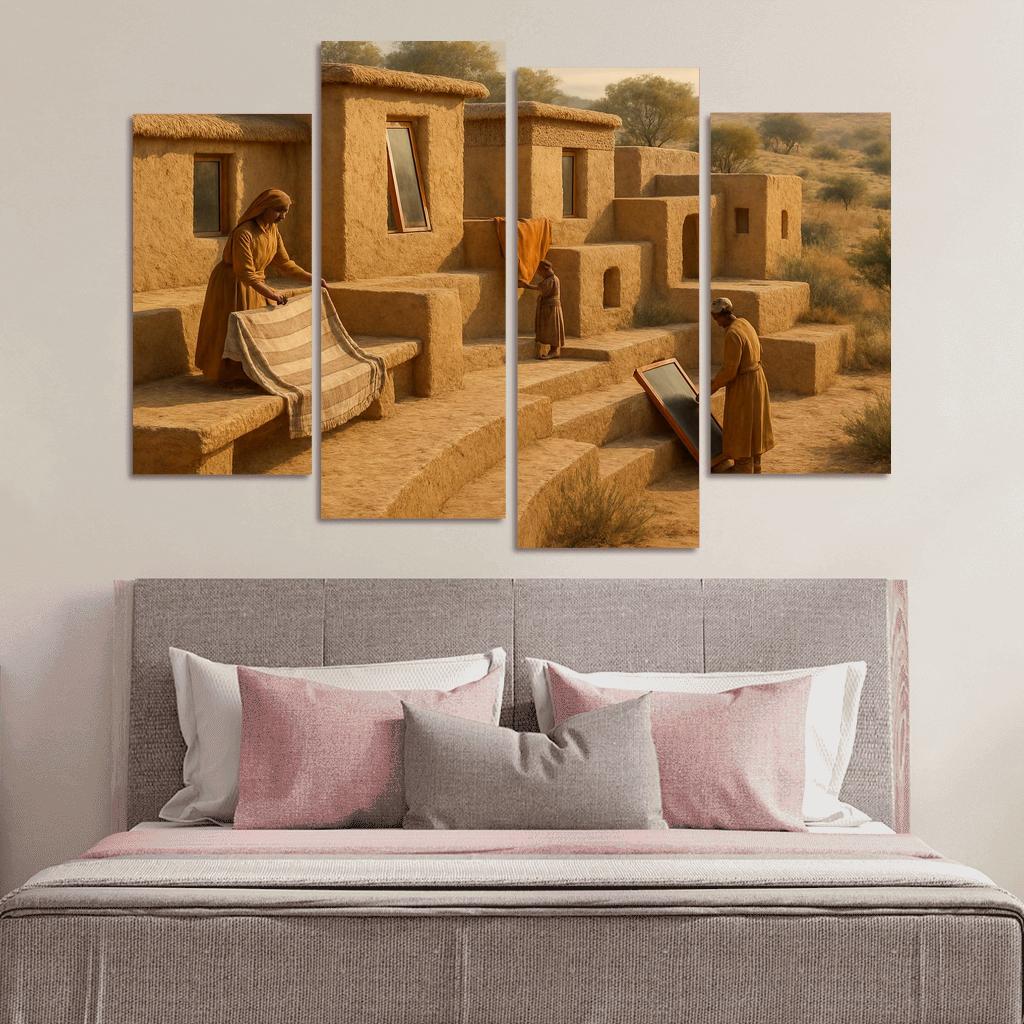 Thermal Clay Terraces premium artwork frames