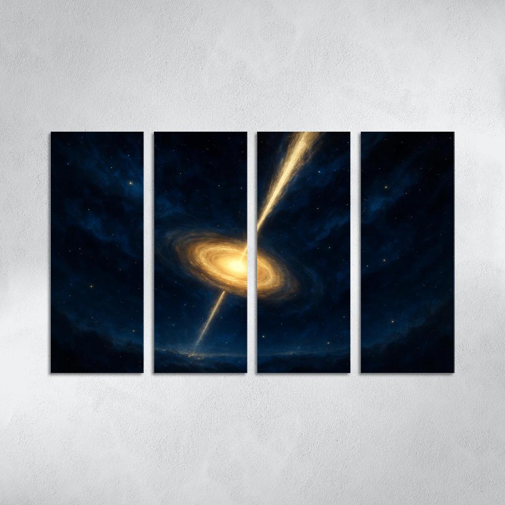 Quasar Lighthouse Of The Early Universe abstract paintings frame