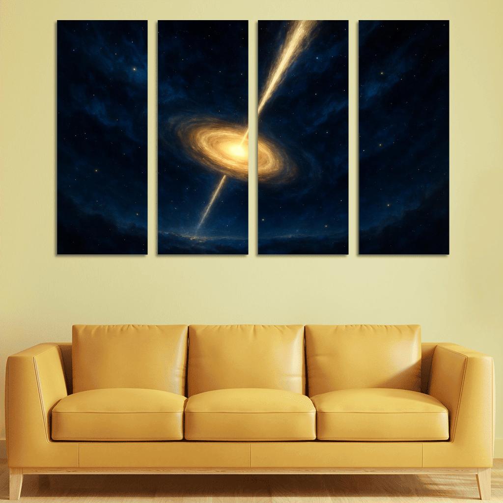 Quasar Lighthouse Of The Early Universe abstract paintings frame