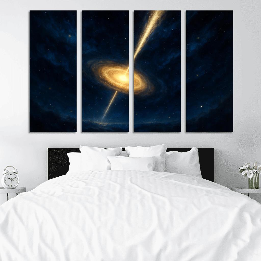 Quasar Lighthouse Of The Early Universe abstract paintings frame