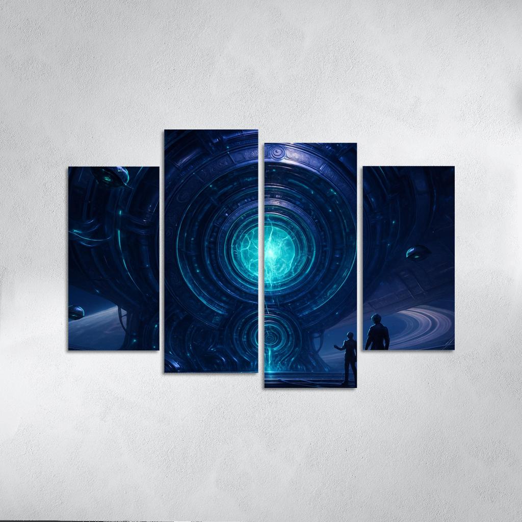 Astraforge Aurora Engine framed paintings