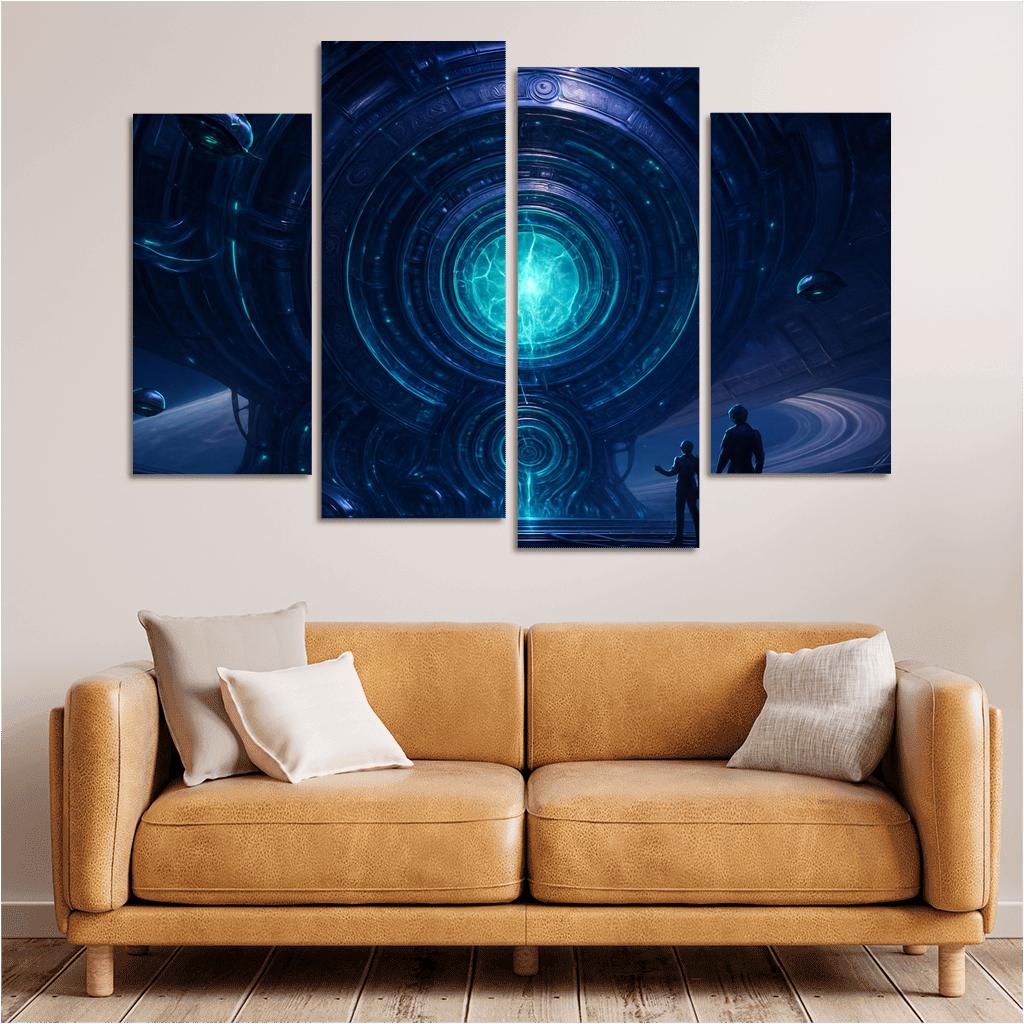 Astraforge Aurora Engine framed paintings