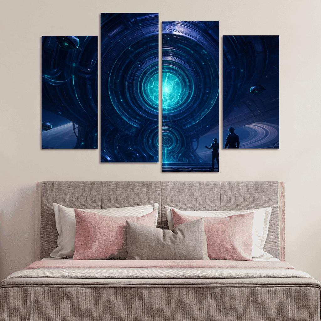 Astraforge Aurora Engine framed paintings