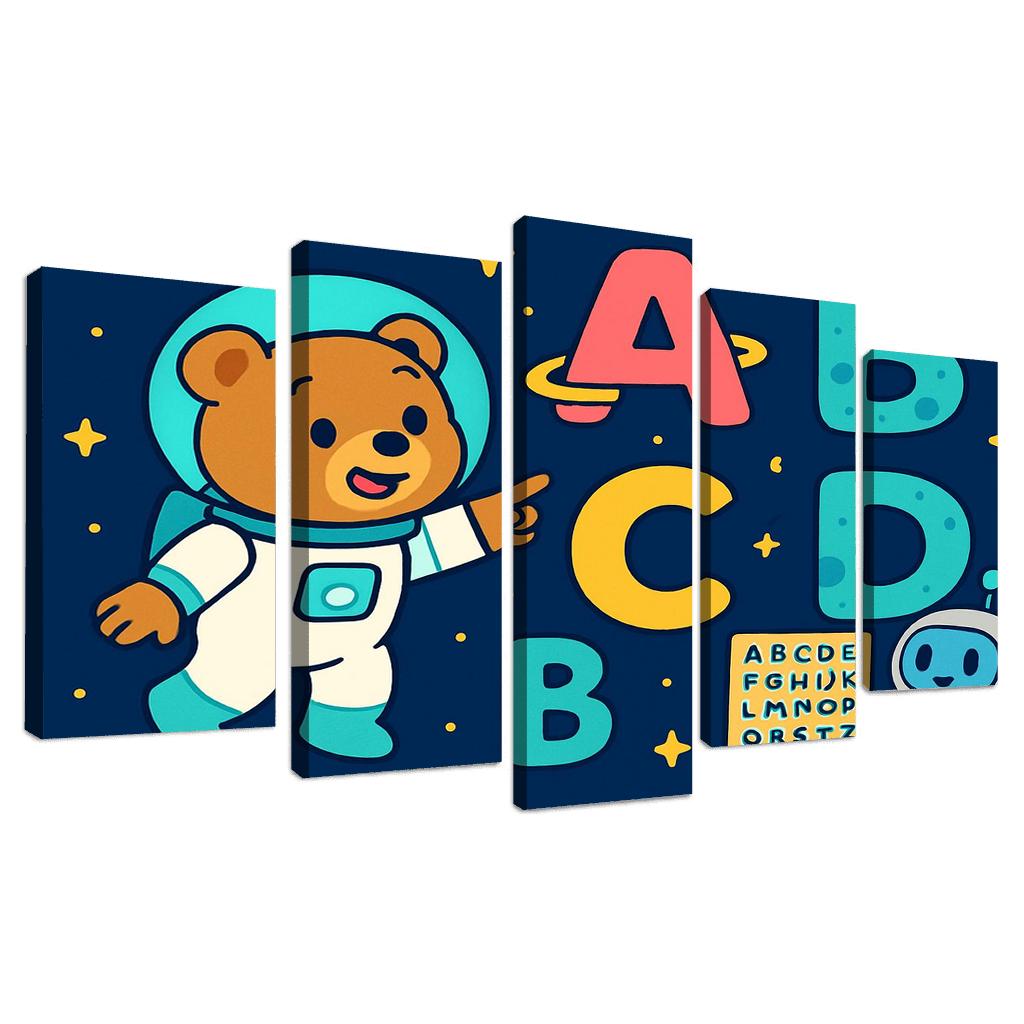 Galaxy Alphabet Adventure art trends