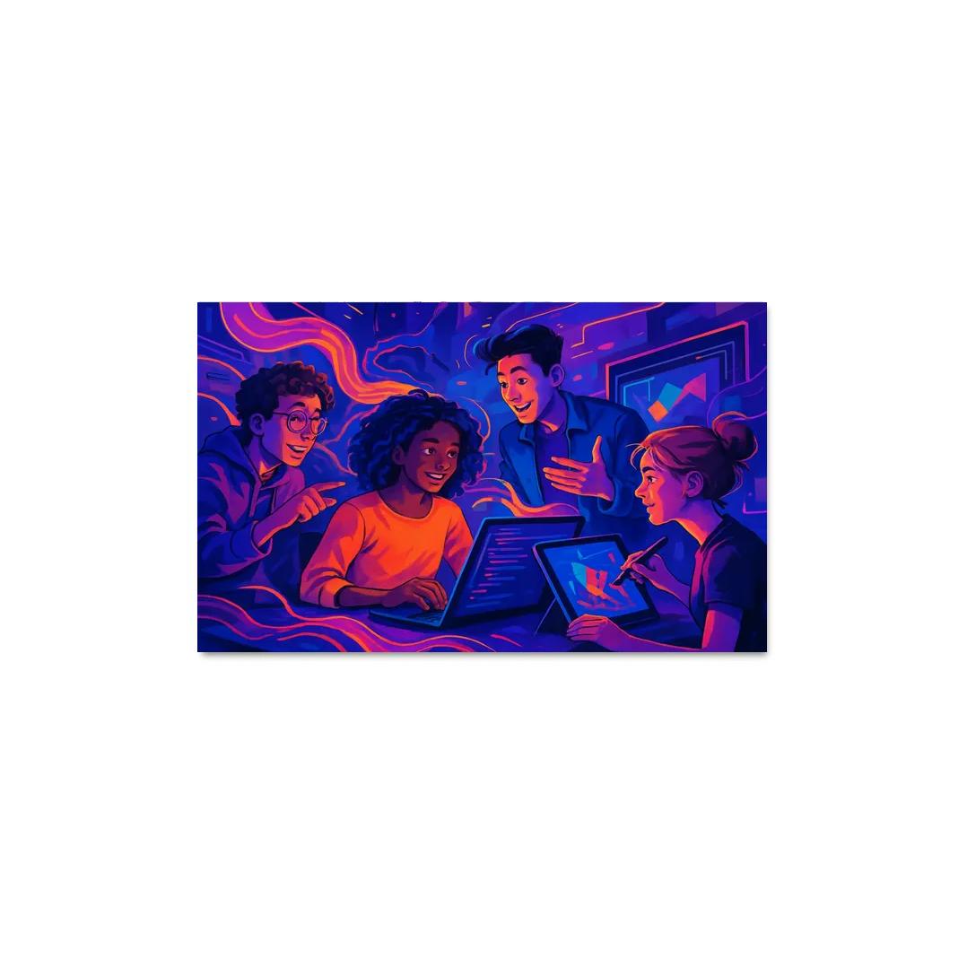 Creative Coding For Visual Arts multi-panel paintings