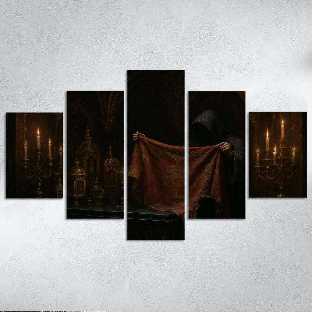 Obsidian Reliquary Altar decor